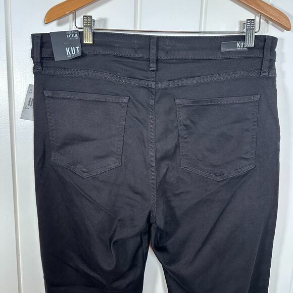 KUT from The Kloth Jeans Women 16 Black Natalie High Rise Bootcut Stretch NWT! - Picture 5 of 13